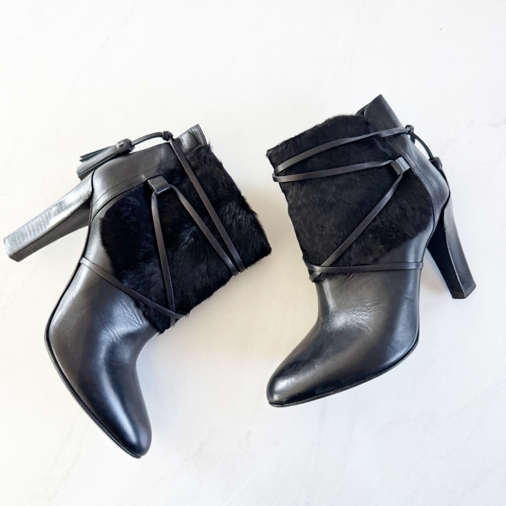 Ralph Lauren Collection Purple Label Tessie Shearling Boots